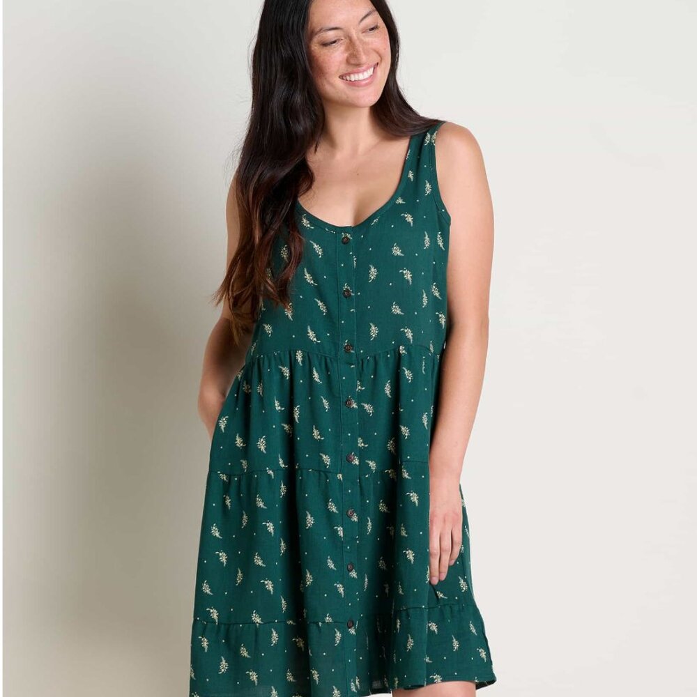 NWT Toad&Co W's Manzana Tiered Sleeveless Dress